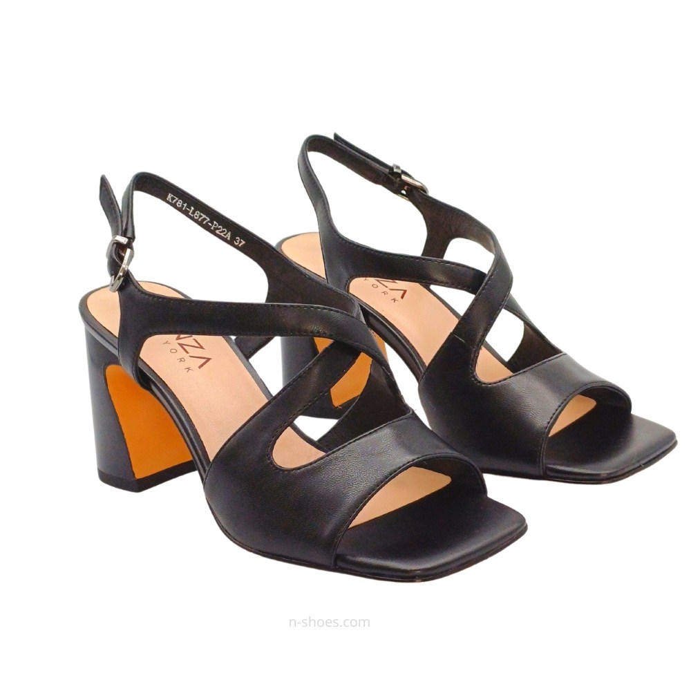 Женские босоножки на среднем каблуке Lonza New York 183068 модель 5628