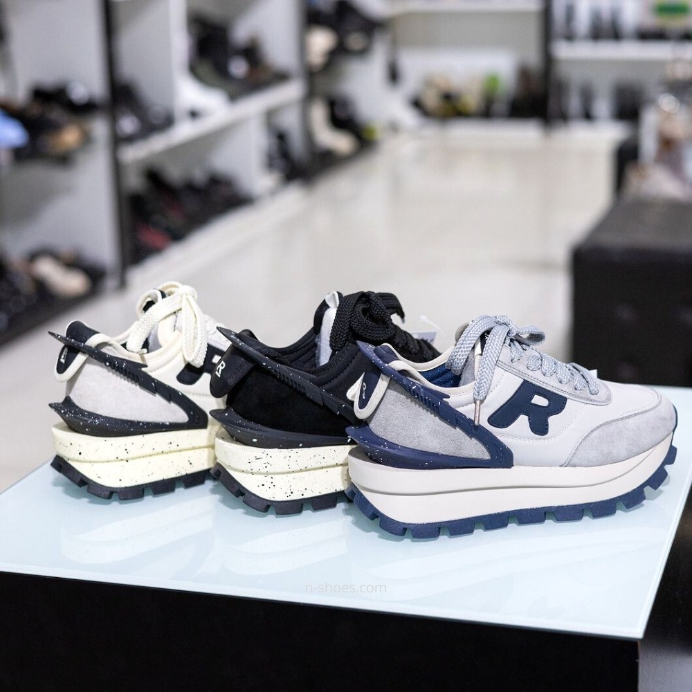 Женские демисезонные кожаные кроссовки Lonza 185846 a09-23111 grey