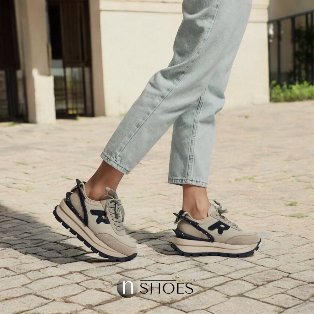 Женские демисезонные кожаные кроссовки Lonza 185846 a09-23111 grey