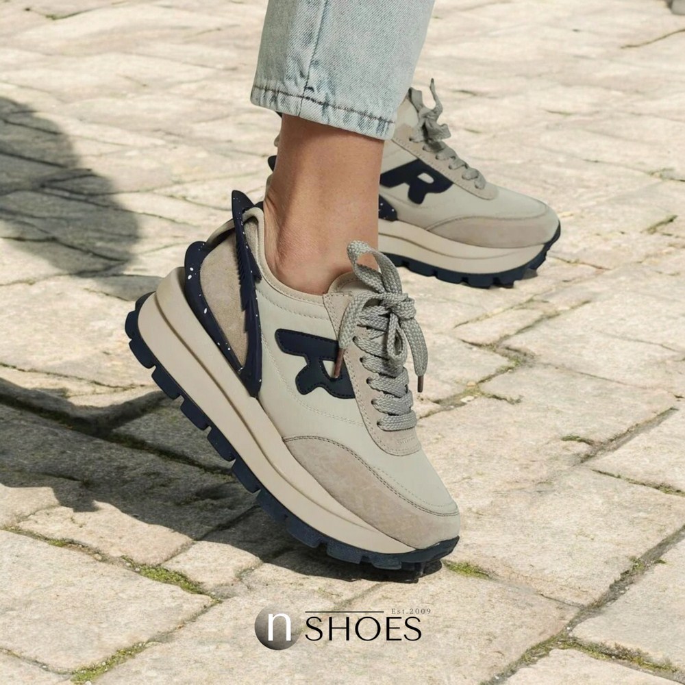 Женские демисезонные кожаные кроссовки Lonza 185846 a09-23111 grey