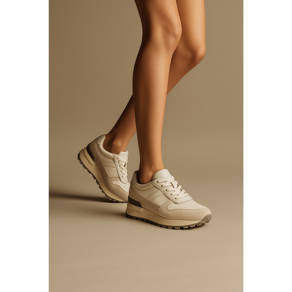 Buy women’s leather sneakers Lonza 182677 a41-6242-3 white 5635