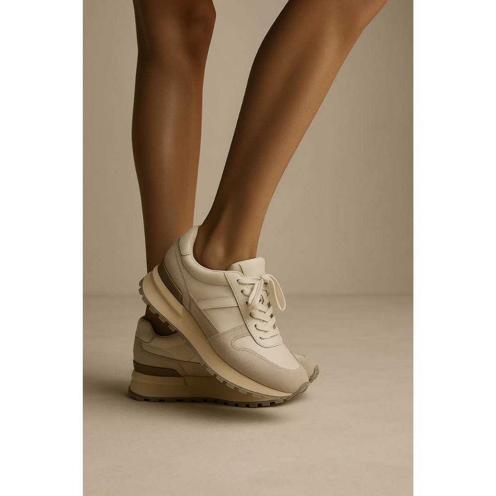 Buy women’s leather sneakers Lonza 182677 a41-6242-3 white 5635