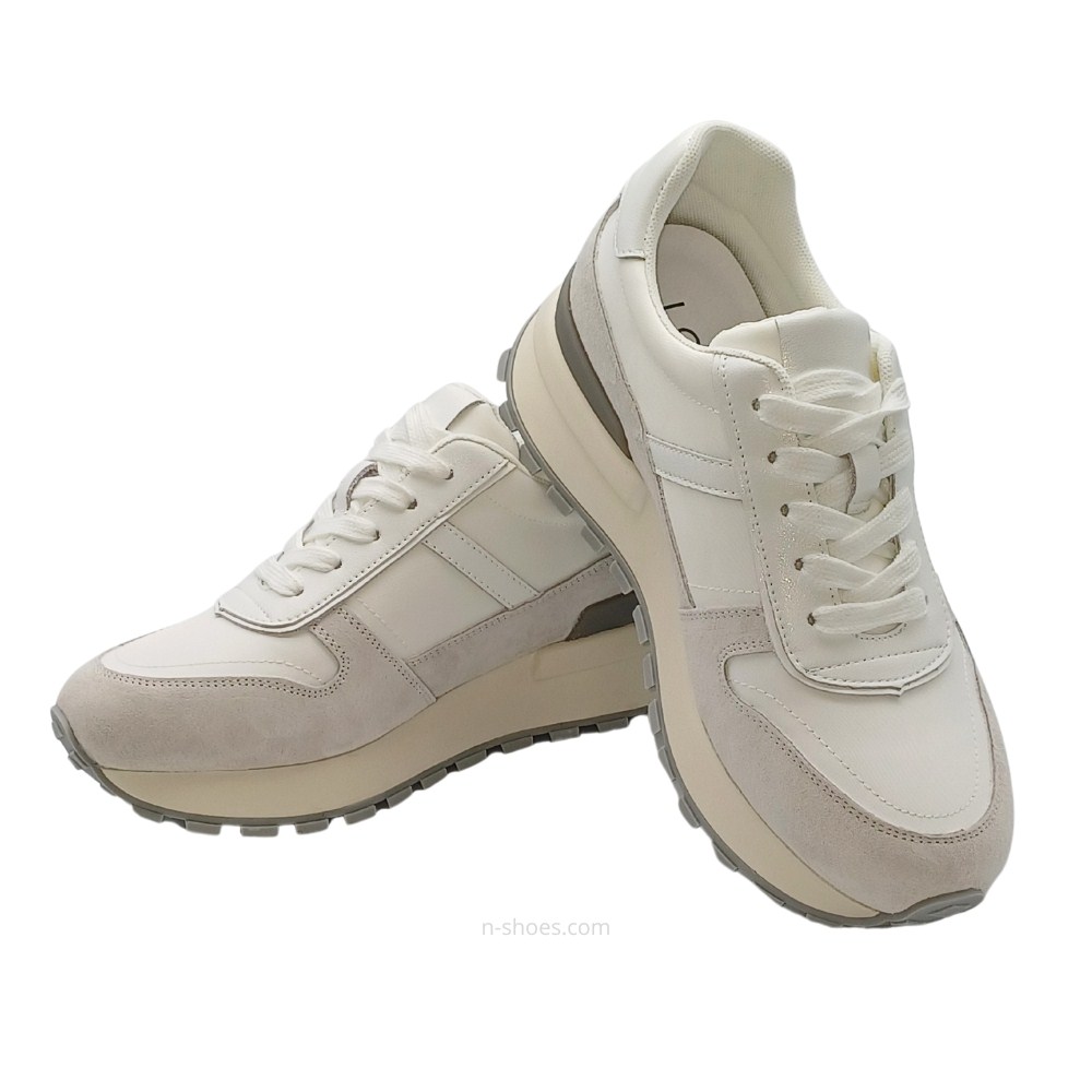 Buy women’s leather sneakers Lonza 182677 a41-6242-3 white 5635