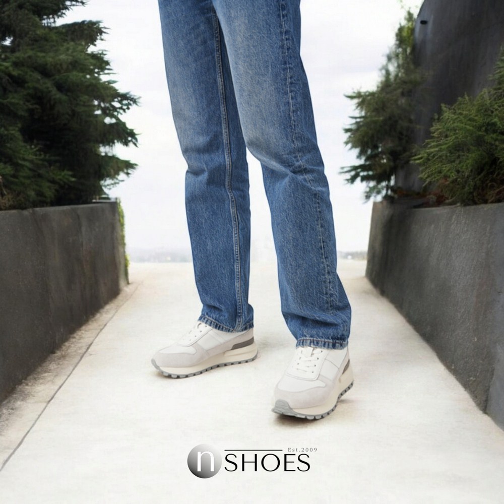 Buy women’s leather sneakers Lonza 182677 a41-6242-3 white 5635