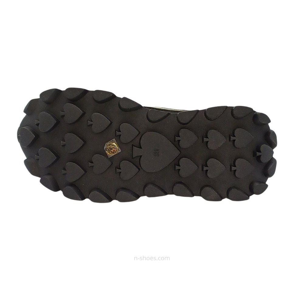 Жіночі шкіряні чорні кросівки Lonza модель 5636