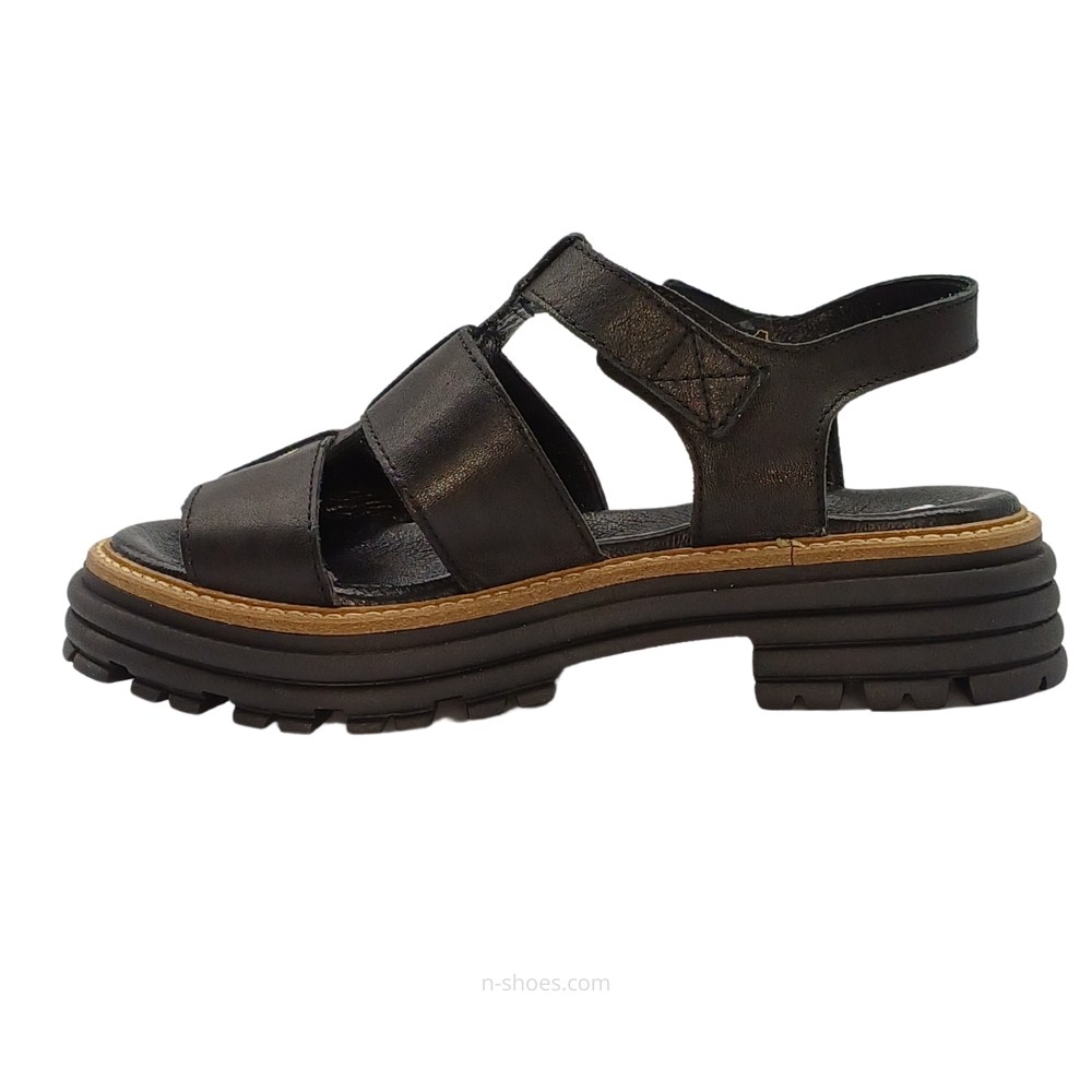 Women's leather sandals Simen 6817a model 5637