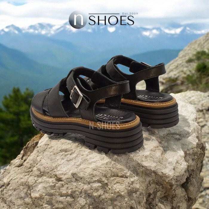 Women's leather sandals Simen 6817a model 5637