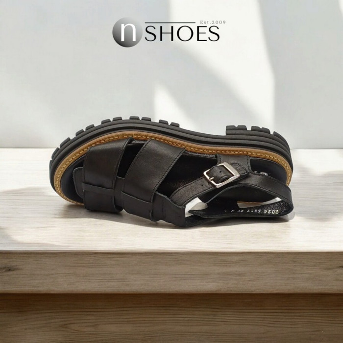 Women's leather sandals Simen 6817a model 5637