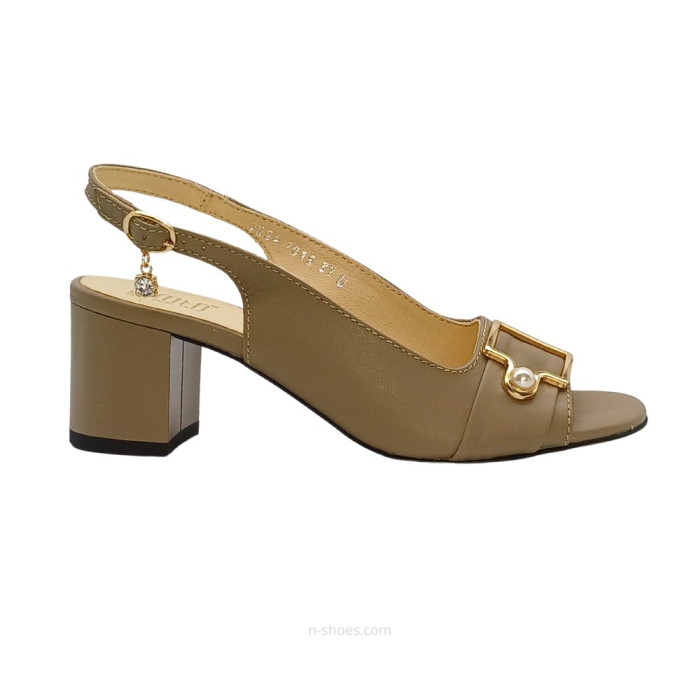 Women's leather sandals Simen 7015a ns bez model 5639