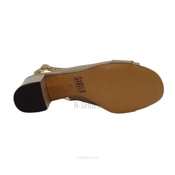 Women's leather sandals Simen 7015a ns bez model 5639
