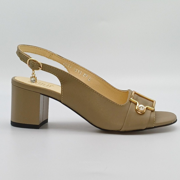 Women's leather sandals Simen 7015a ns bez model 5639