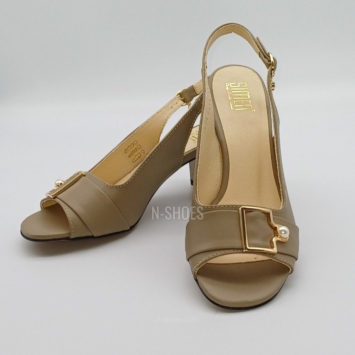 Women's leather sandals Simen 7015a ns bez model 5639