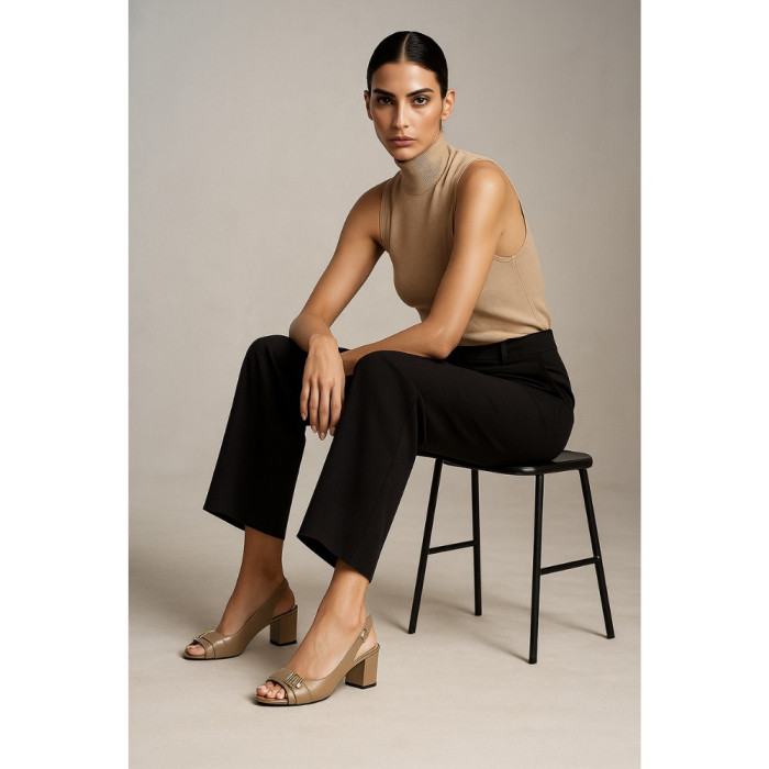 Women's leather sandals Simen 7015a ns bez model 5639