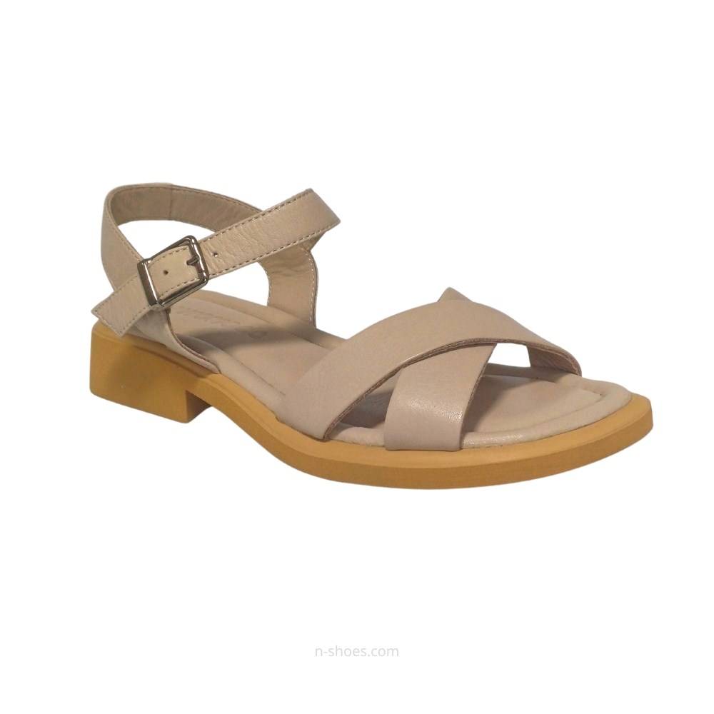 Жіночі шкіряні босоніжки EvroModa (Туреччина) модель 5640