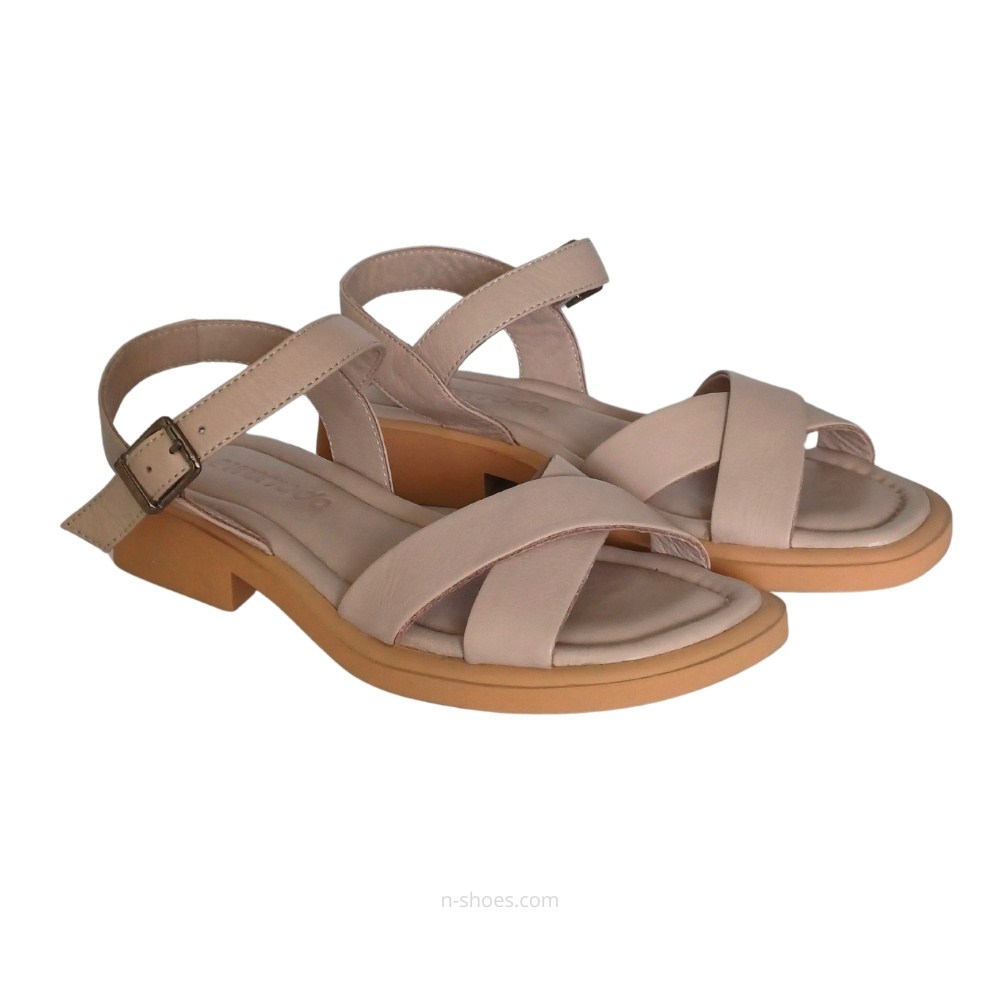 Жіночі шкіряні босоніжки EvroModa (Туреччина) модель 5640