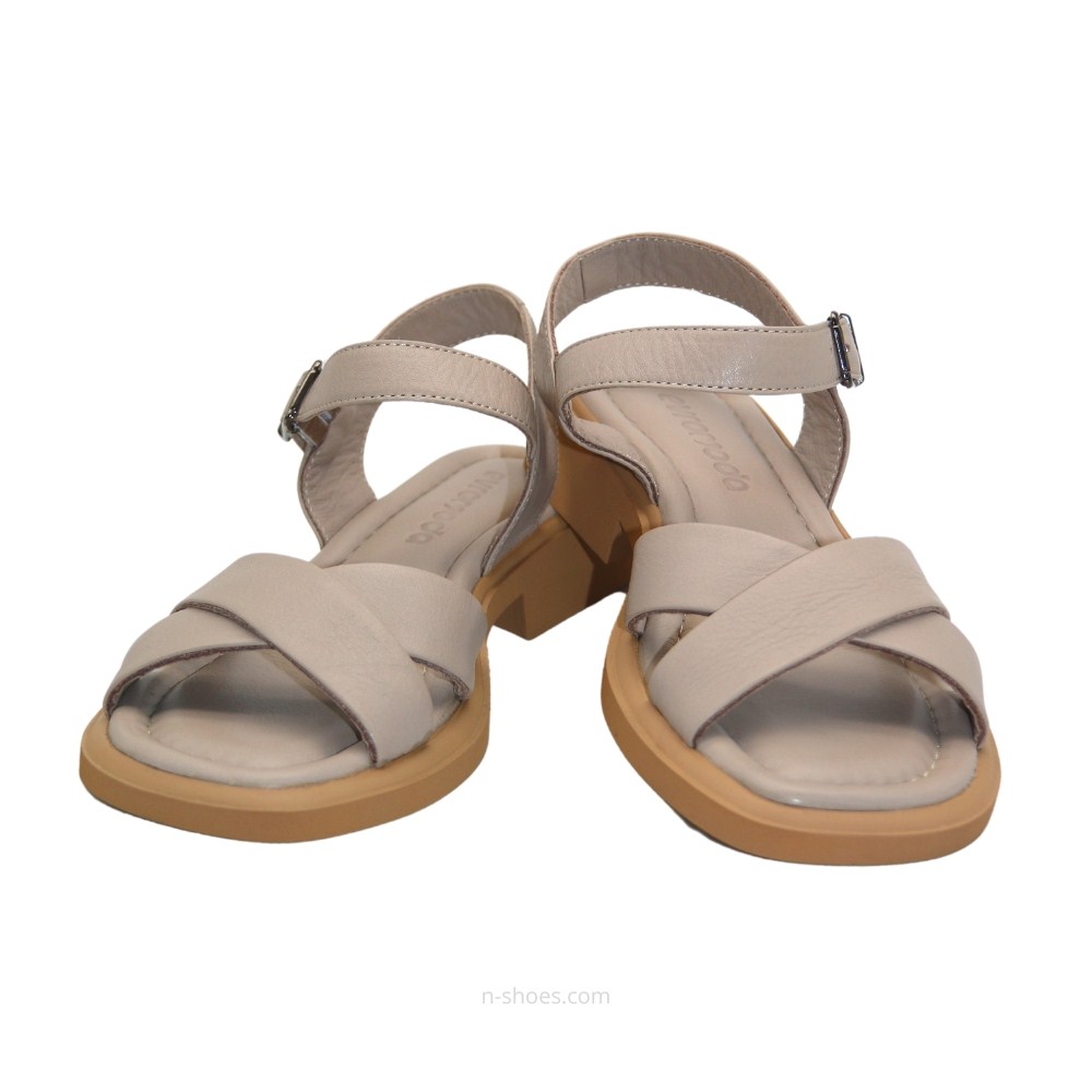 Жіночі шкіряні босоніжки EvroModa (Туреччина) модель 5640