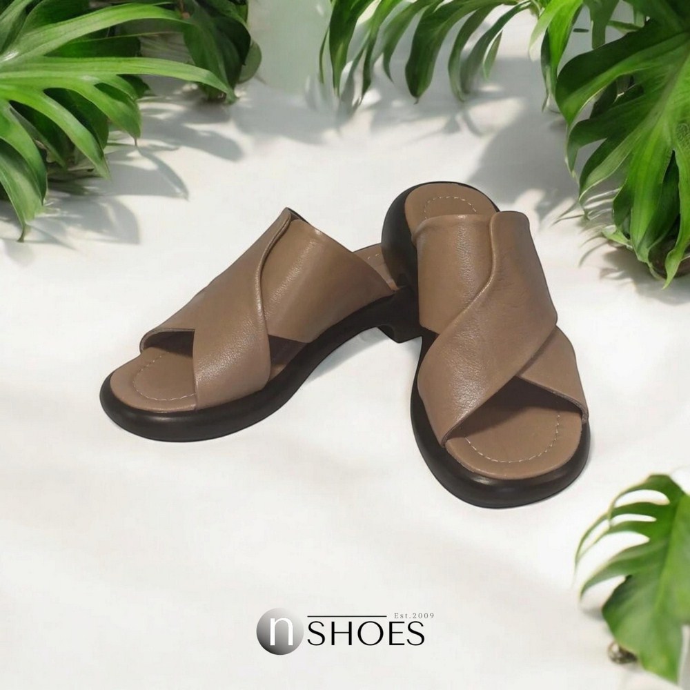 Женские кожаные шлёпанцы La Rifellini (Турция) модель 5645