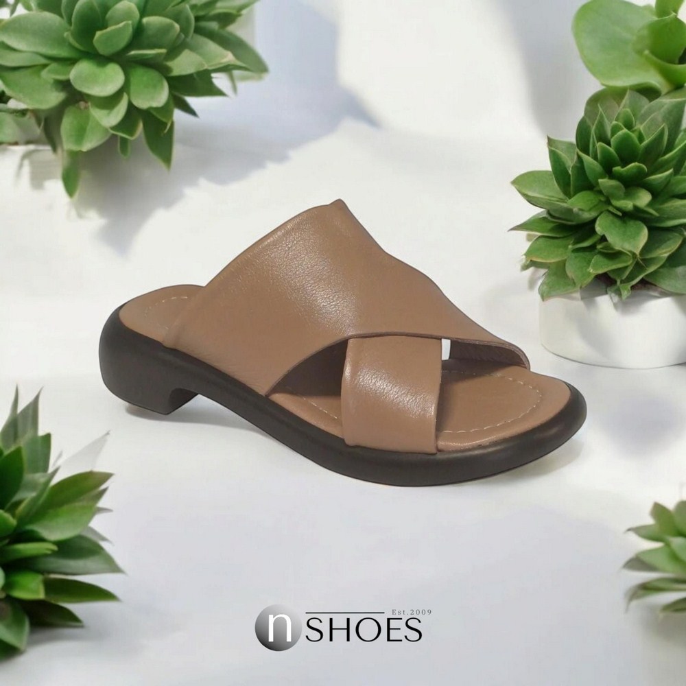 Женские кожаные шлёпанцы La Rifellini (Турция) модель 5645