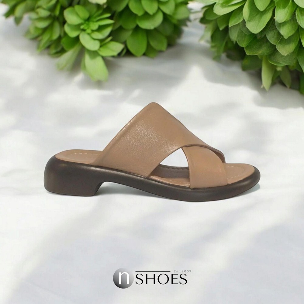 Женские кожаные шлёпанцы La Rifellini (Турция) модель 5645