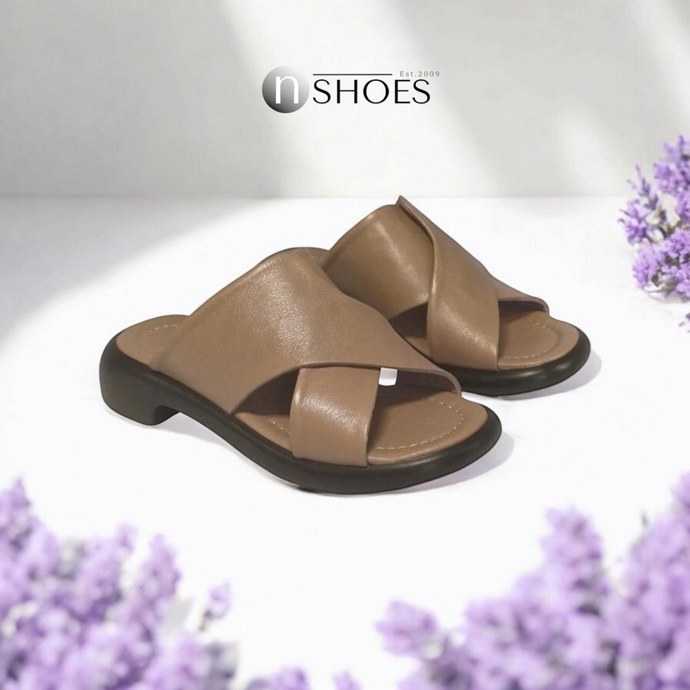 Женские кожаные шлёпанцы La Rifellini (Турция) модель 5645