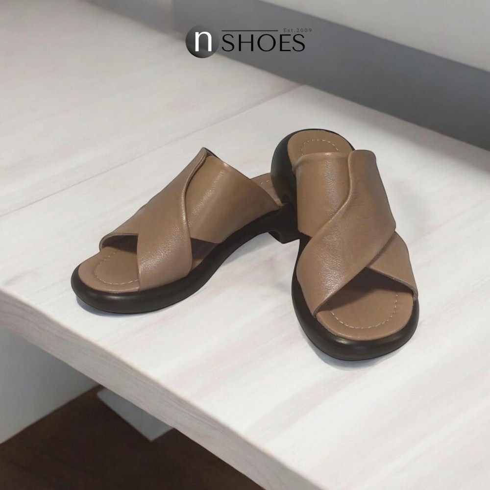 Женские кожаные шлёпанцы La Rifellini (Турция) модель 5645