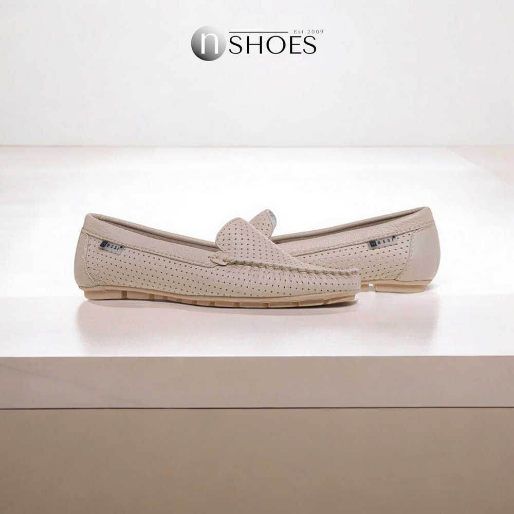 Женские кожаные мокасины с перфорацией Nessi (EU) модель 171145 416 5646