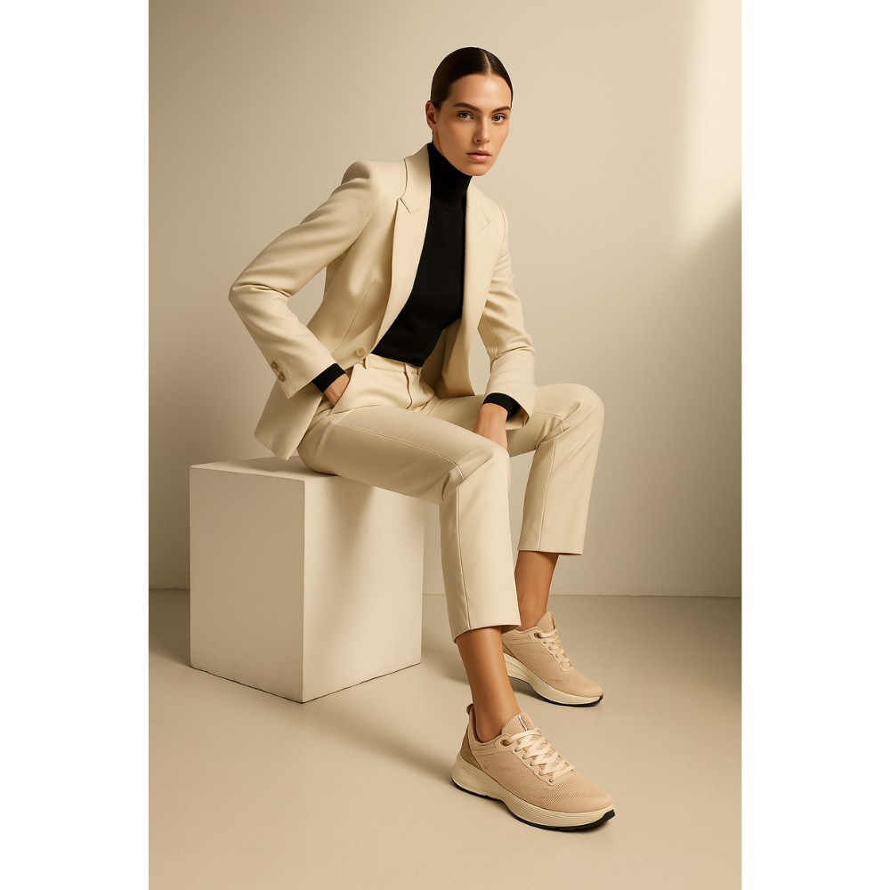 Women's textile sneakers GRUNBERG (Italy) model 5648