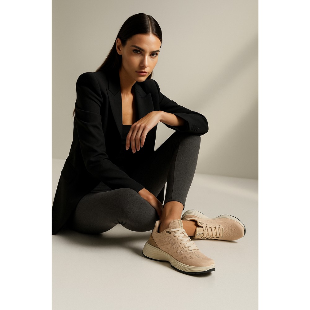 Women's textile sneakers GRUNBERG (Italy) model 5648