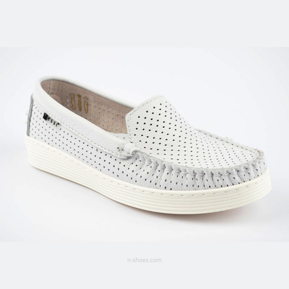 Женские кожаные мокасины Nessi 22170 122 5649