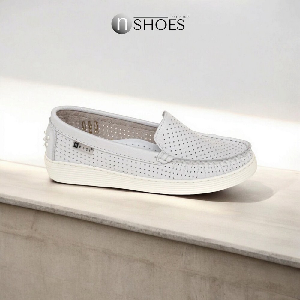 Женские кожаные мокасины Nessi 22170 122 5649