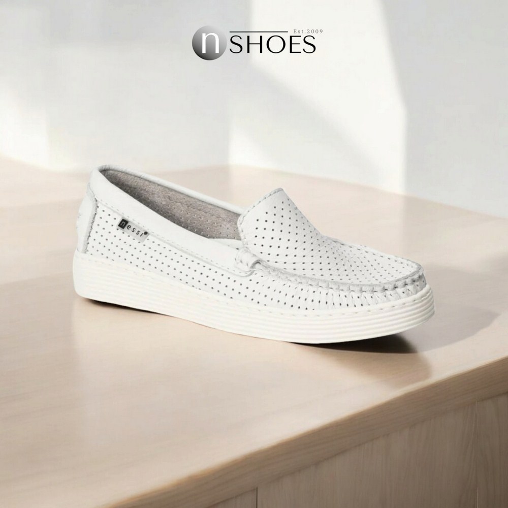 Женские кожаные мокасины Nessi 22170 122 5649