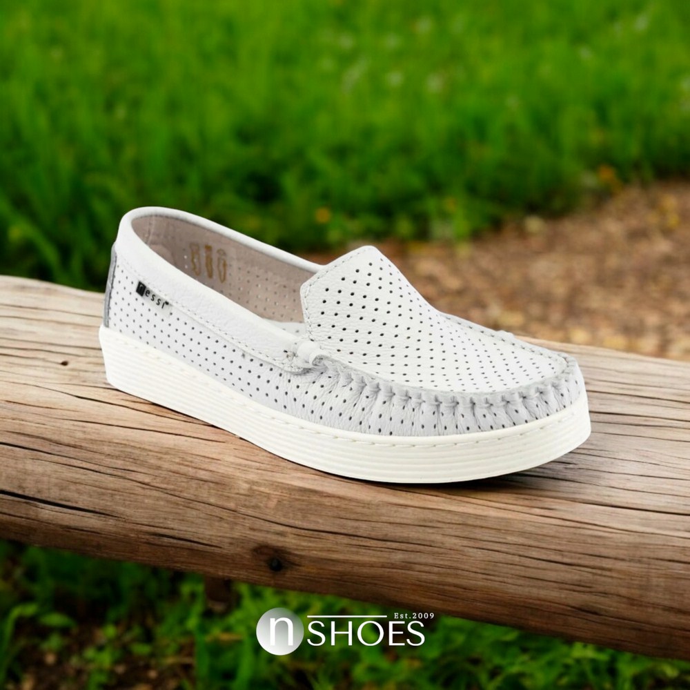 Женские кожаные мокасины Nessi 22170 122 5649