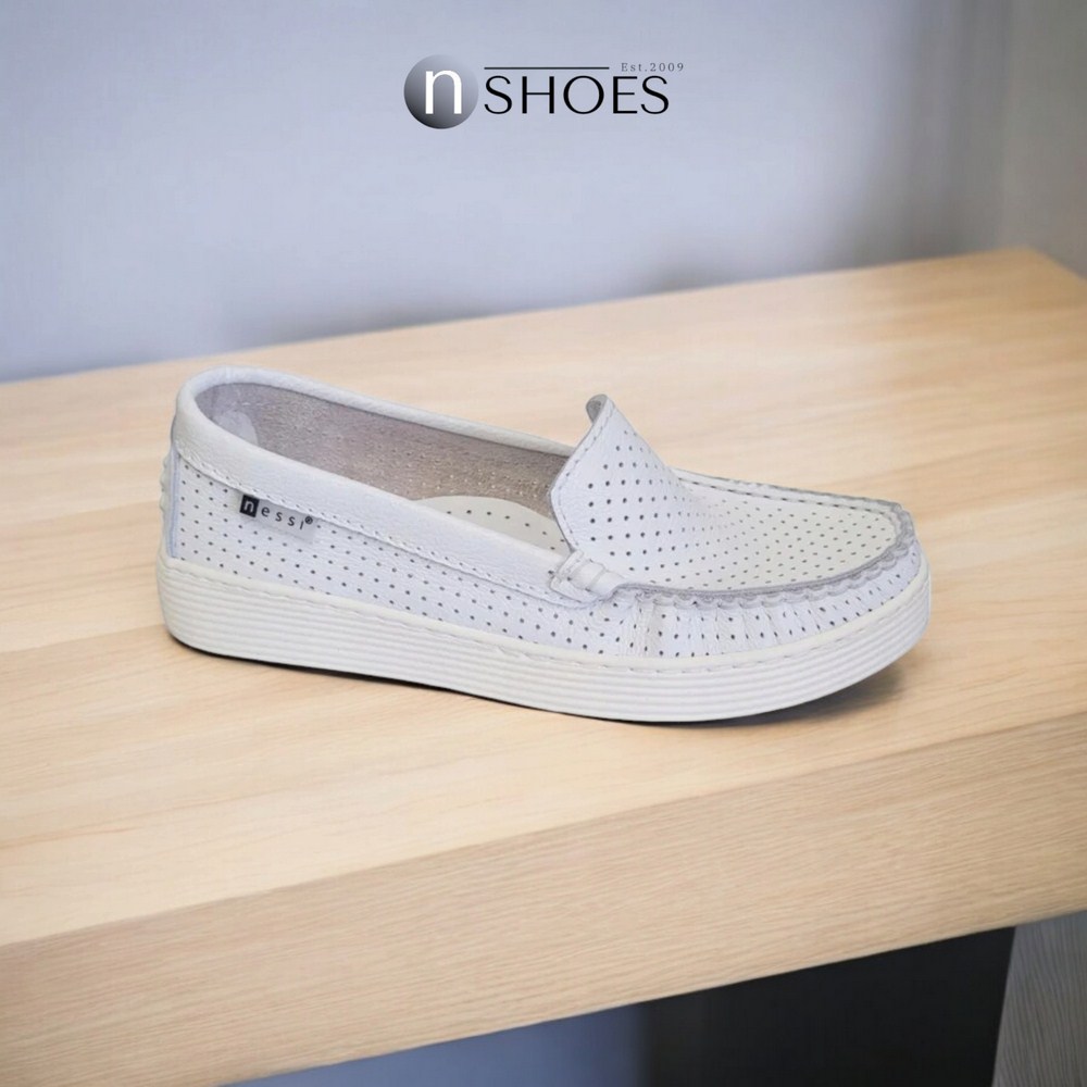 Женские кожаные мокасины Nessi 22170 122 5649