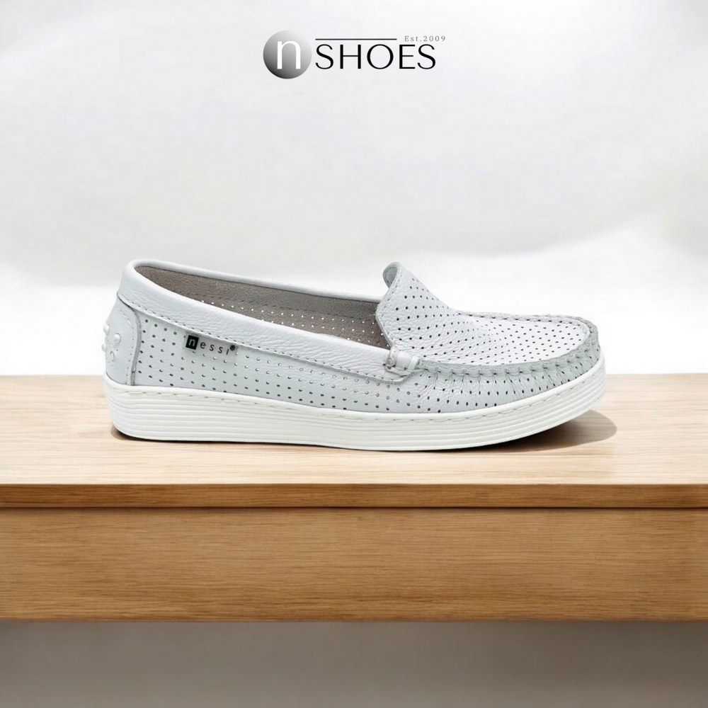 Женские кожаные мокасины Nessi 22170 122 5649