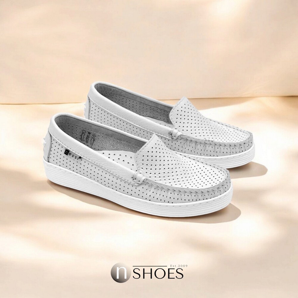 Женские кожаные мокасины Nessi 22170 122 5649