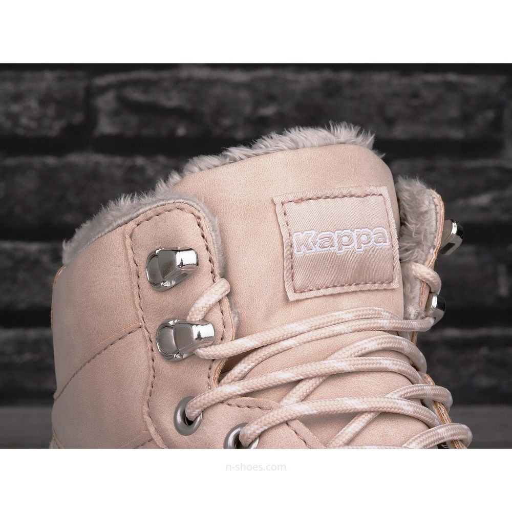 Жіночі зимові бежеві кросівки Kappa Fallou 243047 з утепленням