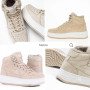 Жіночі зимові бежеві кросівки Kappa Fallou 243047 з утепленням