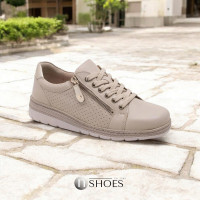 Жіночі шкіряні бежеві кросівки Go Soft WI16-BECA-01 5673
