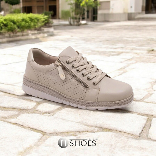 Женские кожаные бежевые кроссовки Go Soft WI16-BECA-01 5673