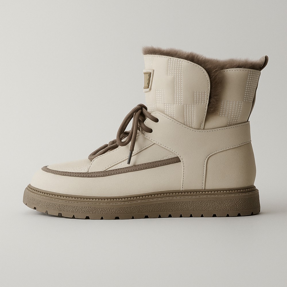 Жіночі білі зимові черевики угги ALLSY Lonza 190585 189841 lf80027-1