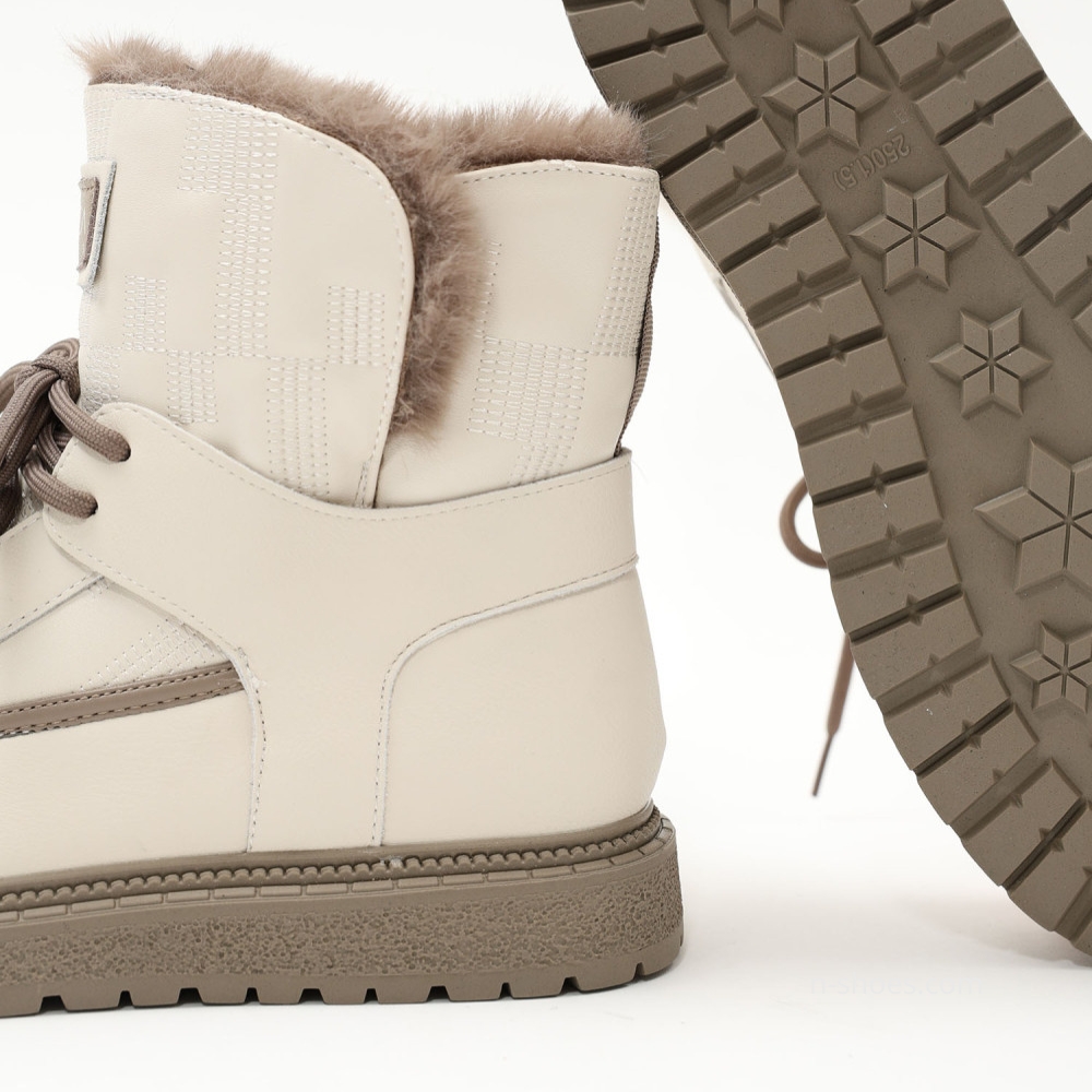 Жіночі білі зимові черевики угги ALLSY Lonza 190585 189841 lf80027-1