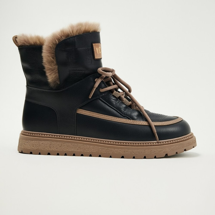 Women’s Black Winter UGG Boots ALLSY Lonza – Genuine Leather та Wool