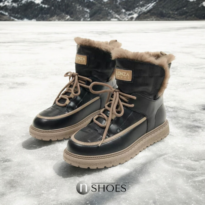 Women’s Black Winter UGG Boots ALLSY Lonza – Genuine Leather та Wool