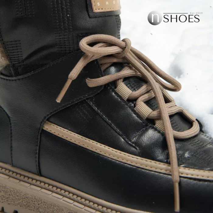 Women’s Black Winter UGG Boots ALLSY Lonza – Genuine Leather та Wool
