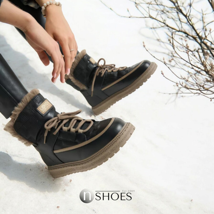 Women’s Black Winter UGG Boots ALLSY Lonza – Genuine Leather та Wool