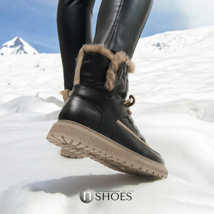 Women’s Black Winter UGG Boots ALLSY Lonza – Genuine Leather та Wool
