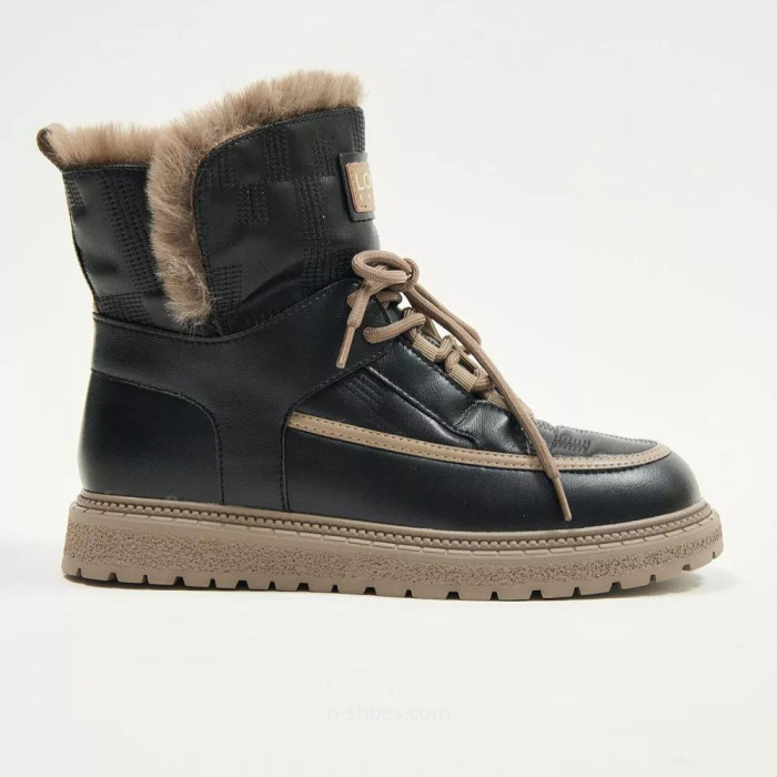 Women’s Black Winter UGG Boots ALLSY Lonza – Genuine Leather та Wool