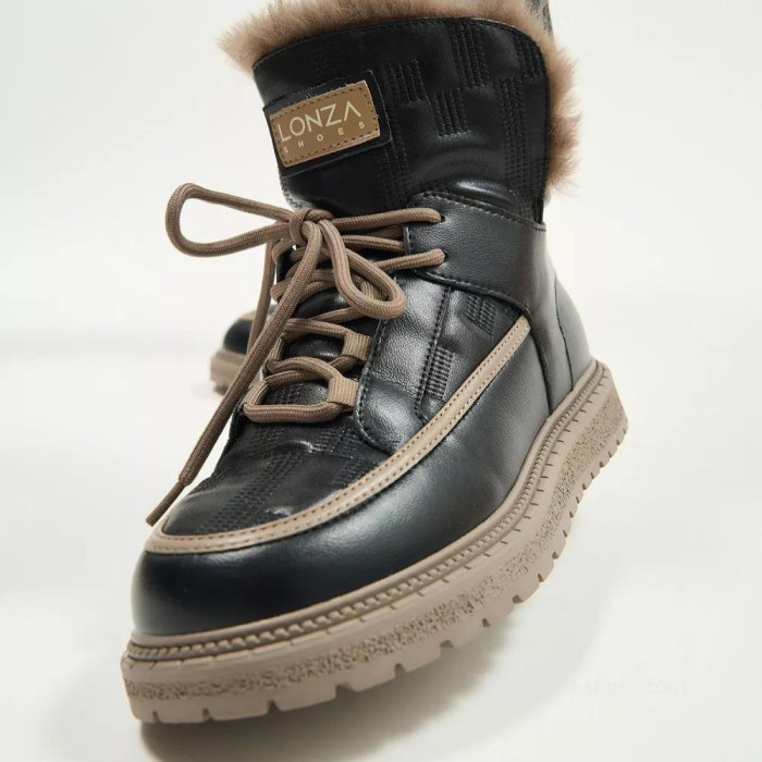 Women’s Black Winter UGG Boots ALLSY Lonza – Genuine Leather та Wool