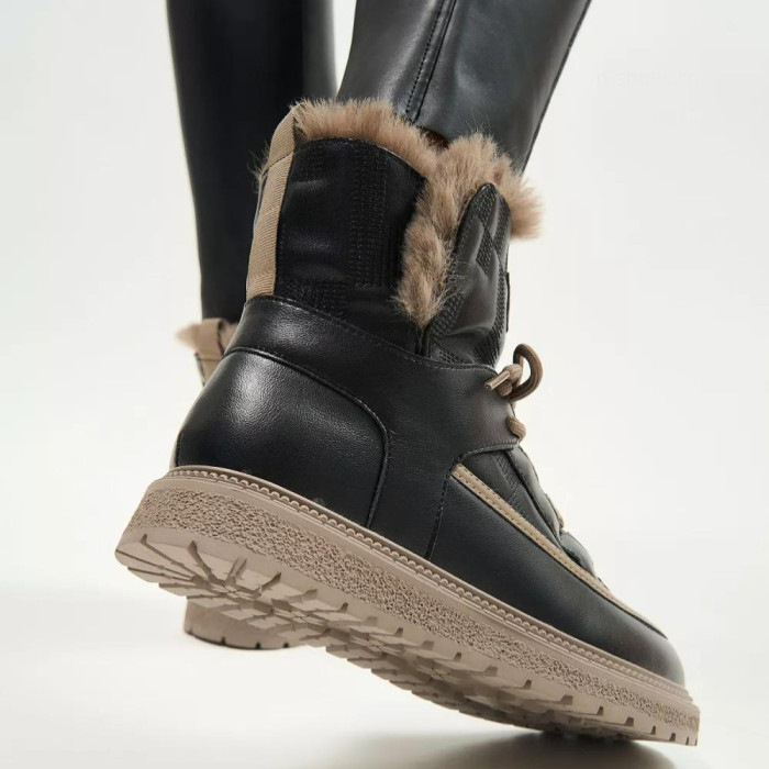 Women’s Black Winter UGG Boots ALLSY Lonza – Genuine Leather та Wool