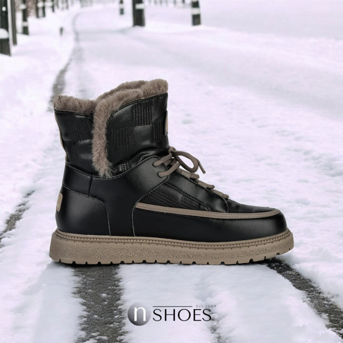 Women’s Black Winter UGG Boots ALLSY Lonza – Genuine Leather та Wool